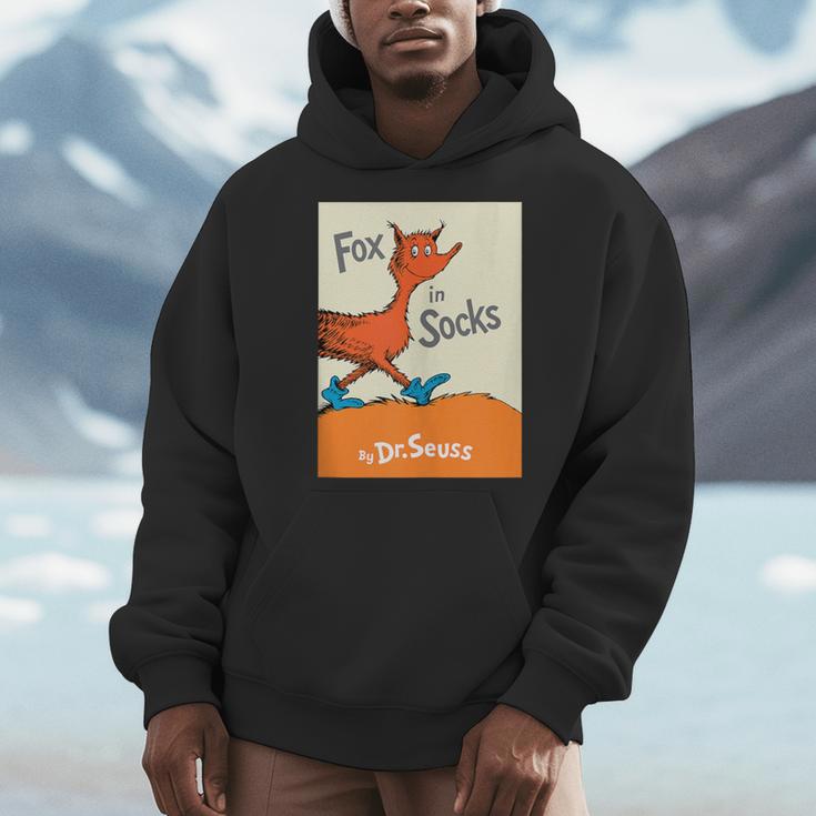 Dr Seuss Fox In Socks Book Cover Men Hoodie
