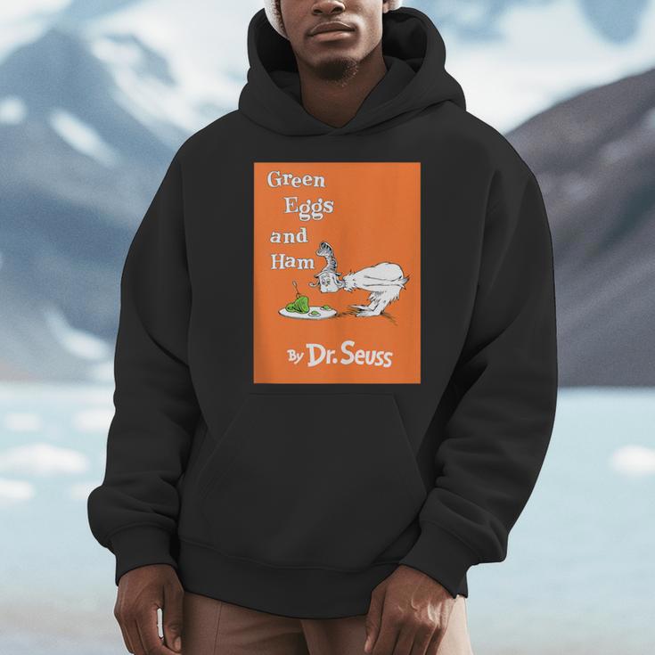 Dr Seuss Green Eggs And Ham Book Cover Men Hoodie Dr Seuss Green Eggs And Ham Book Cover Men Hoodie