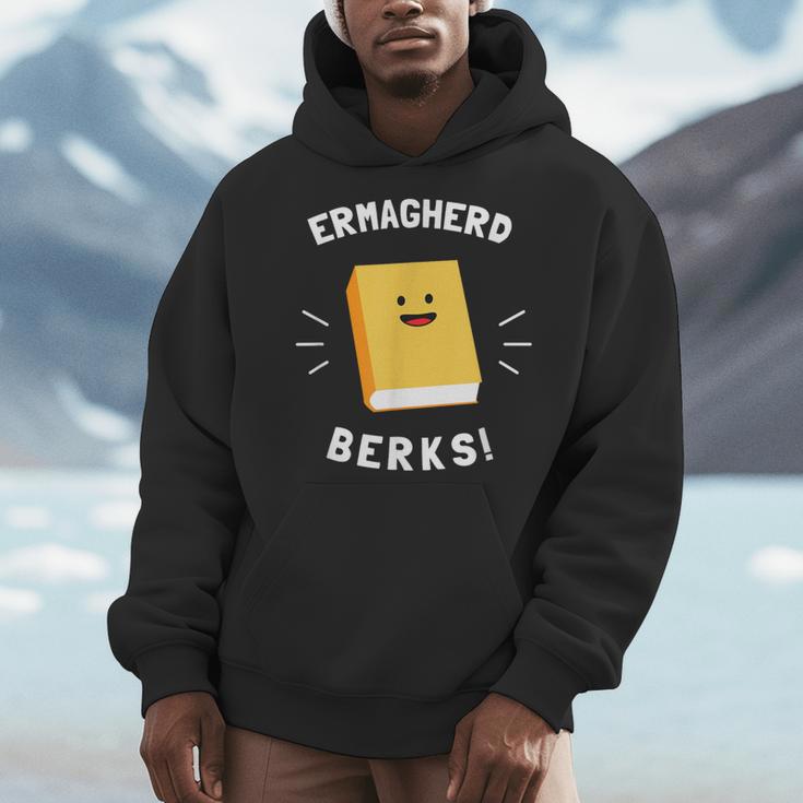 Ermagherd Berks Ermahgerd Meme Books T-Shirt Men Hoodie