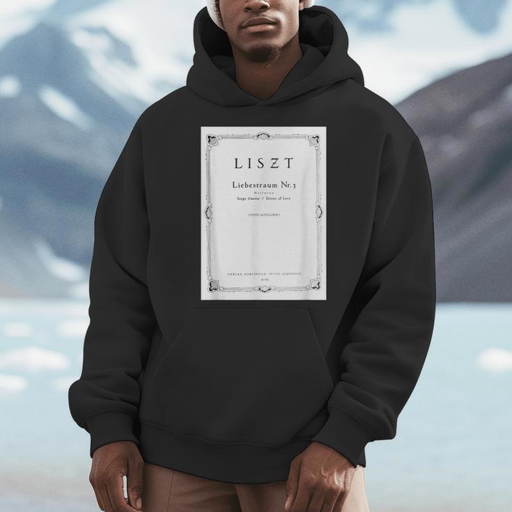Franz Liszt Dream Of Love Vintage Book Cover Men Hoodie Franz Liszt Dream Of Love Vintage Book Cover Men Hoodie