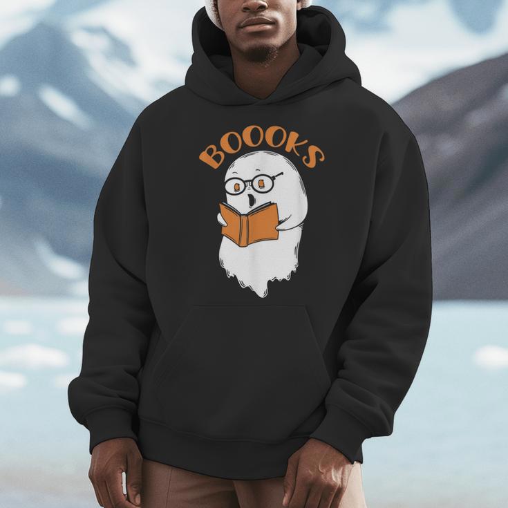Halloween Boooks Ghost For Book Lover Men Hoodie Halloween Boooks Ghost For Book Lover Men Hoodie