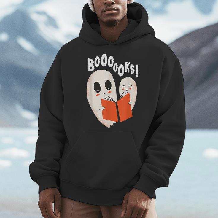 Halloween Teacher Library Ghost Books Men Women Kids Men Hoodie Halloween Teacher Library Ghost Books Men Women Kids Men Hoodie