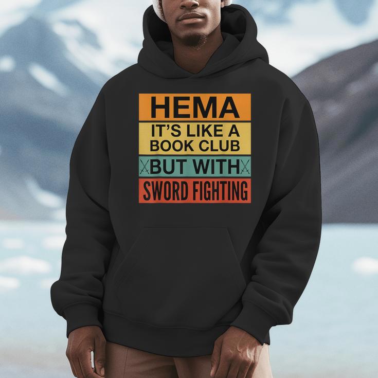 Hema Definition Like A Book Club With Swords Men Hoodie