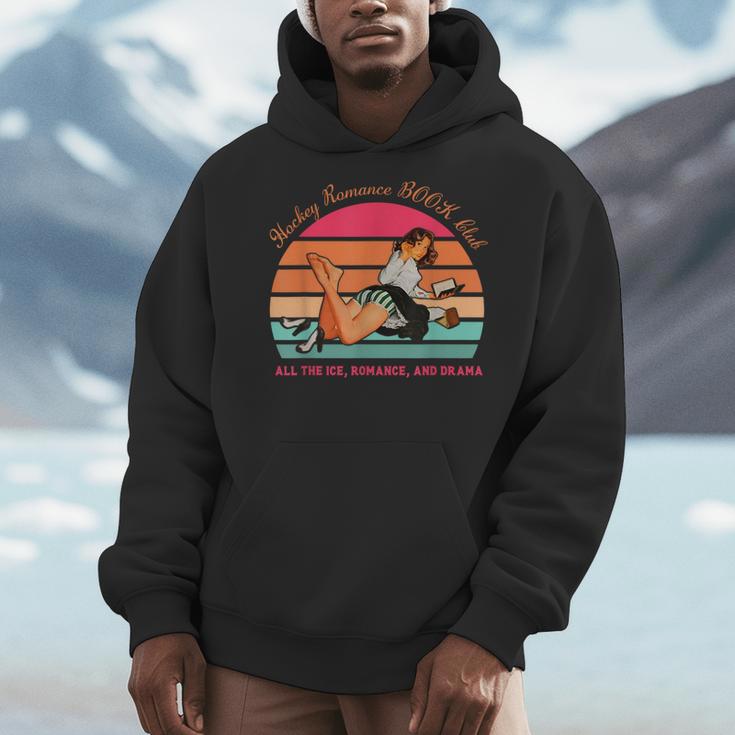 Hockey Romance Book Club All The Ice Romance Drama Vintage Men Hoodie Hockey Romance Book Club All The Ice Romance Drama Vintage Men Hoodie