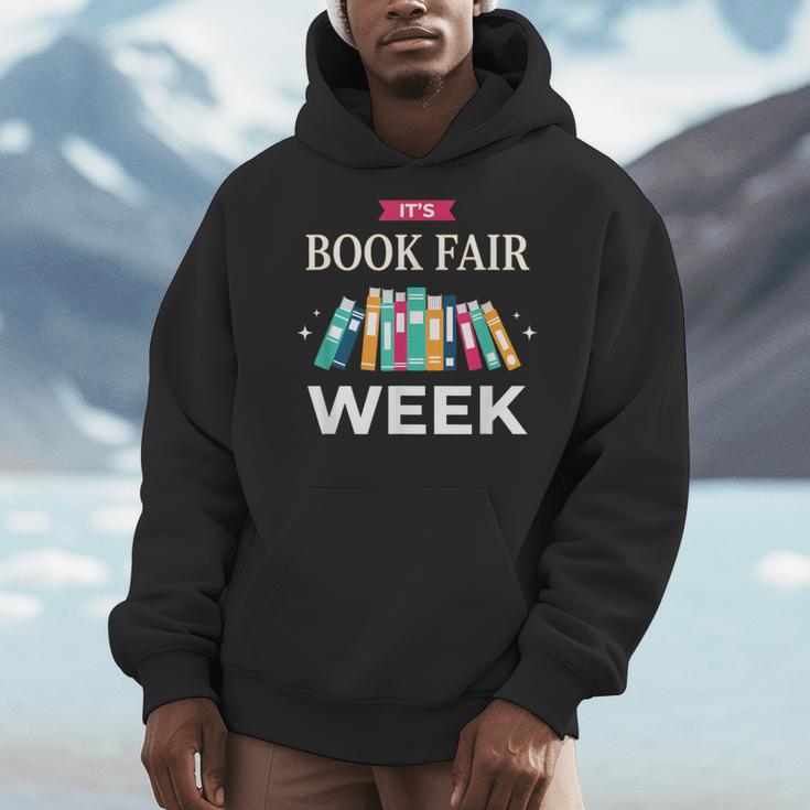 It's Book Fair Week Book Lover Reading Event Teacher Librar Men Hoodie