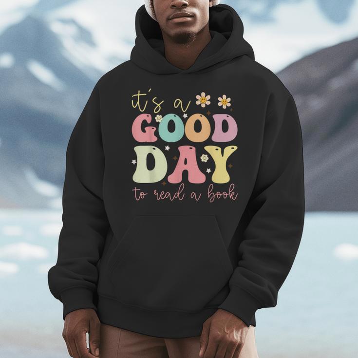 It’s A Good Day To Read A Book Lovers Library Reading Women Men Hoodie