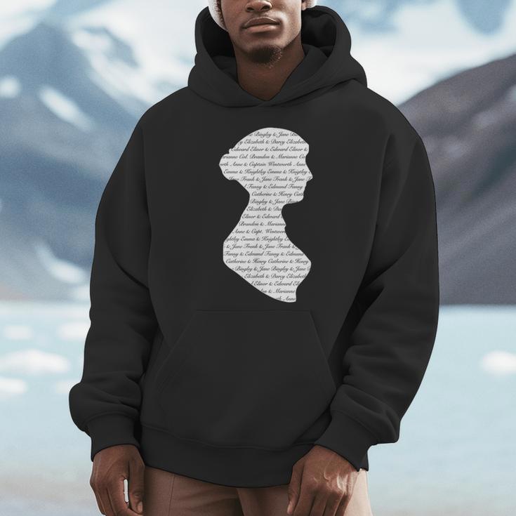 Jane Austen Vintage Quote Literary Book Club Fans T-Shirt Men Hoodie