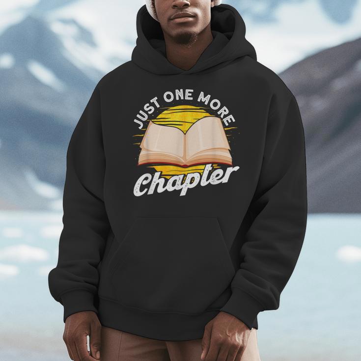 Just One More Chapter Book Reading Bookworm Men Hoodie Just One More Chapter Book Reading Bookworm Men Hoodie