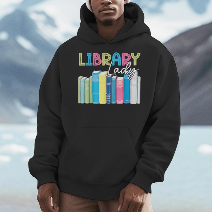 Library Lady Librarian Book Lover Men Hoodie