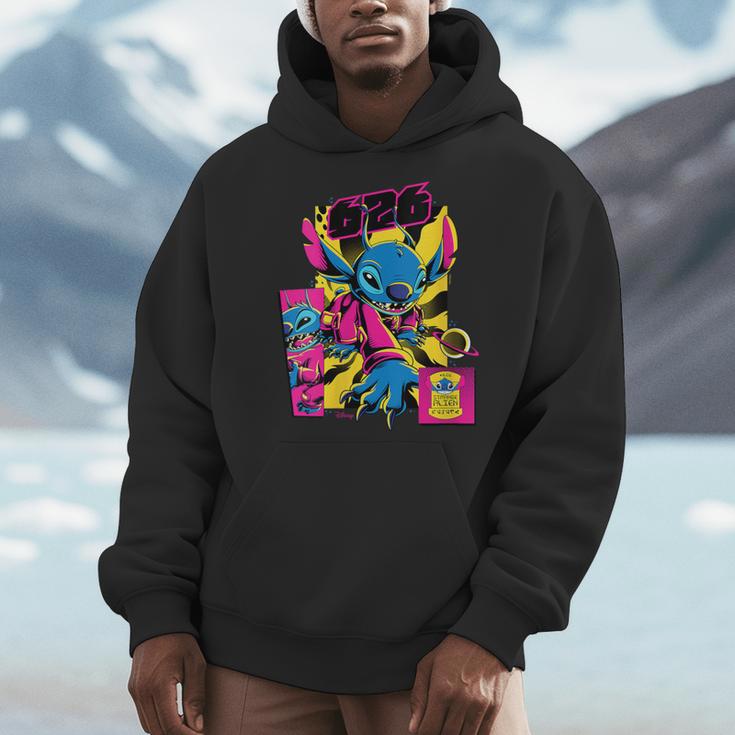 Lilo And Stitch 626 Outerspace Alien Comic Book Page Men Hoodie Lilo And Stitch 626 Outerspace Alien Comic Book Page Men Hoodie