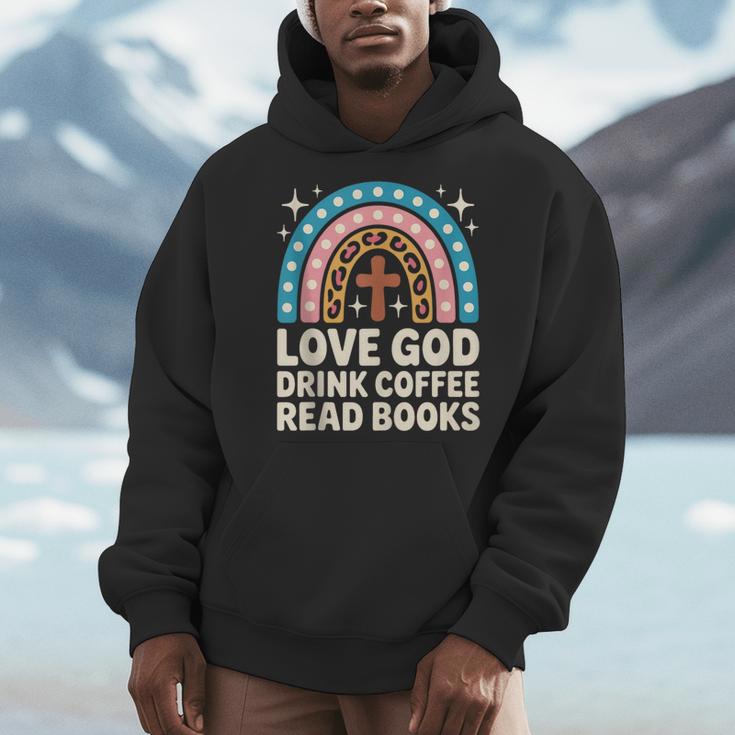 Love God Drink Coffee Read Books Men Hoodie Love God Drink Coffee Read Books Men Hoodie