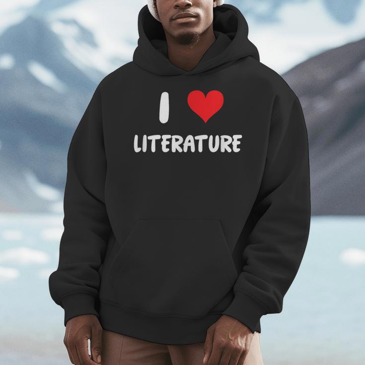 I Love Literature Heart Books Writing Reading Read Write Men Hoodie I Love Literature Heart Books Writing Reading Read Write Men Hoodie