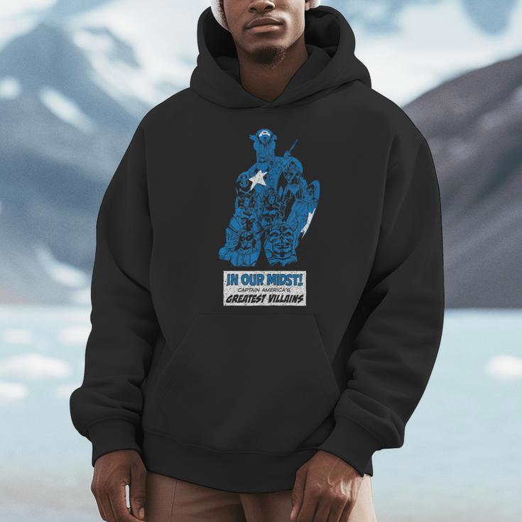 Marvel Captain America’s Greatest Villains Retro Comic Book Men Hoodie Marvel Captain America’s Greatest Villains Retro Comic Book Men Hoodie