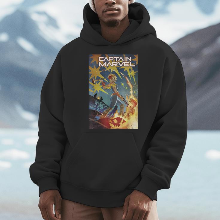 Marvel Comixology Captain Marvel She-Hulk Comic Book Cover Men Hoodie