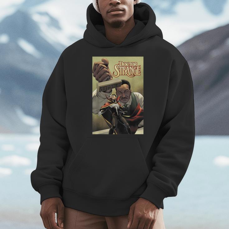 Marvel Comixology Doctor Strange Rejected Comic Book Cover Men Hoodie Marvel Comixology Doctor Strange Rejected Comic Book Cover Men Hoodie