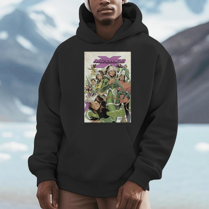 Marvel Comixology Mr & Mrs X Comic Book Cover Men Hoodie Marvel Comixology Mr & Mrs X Comic Book Cover Men Hoodie