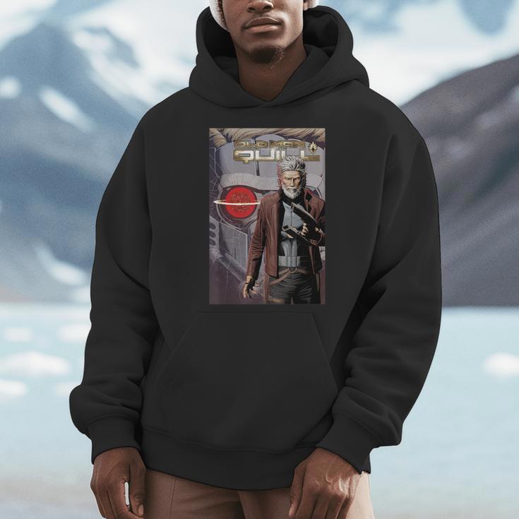 Marvel Comixology Old Man Quill Last Heist Comic Book Cover Men Hoodie Marvel Comixology Old Man Quill Last Heist Comic Book Cover Men Hoodie