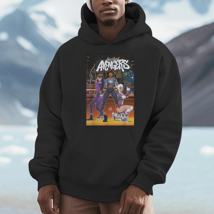 Marvel Comixology West Coast Avengers 8 Comic Book Cover Men Hoodie