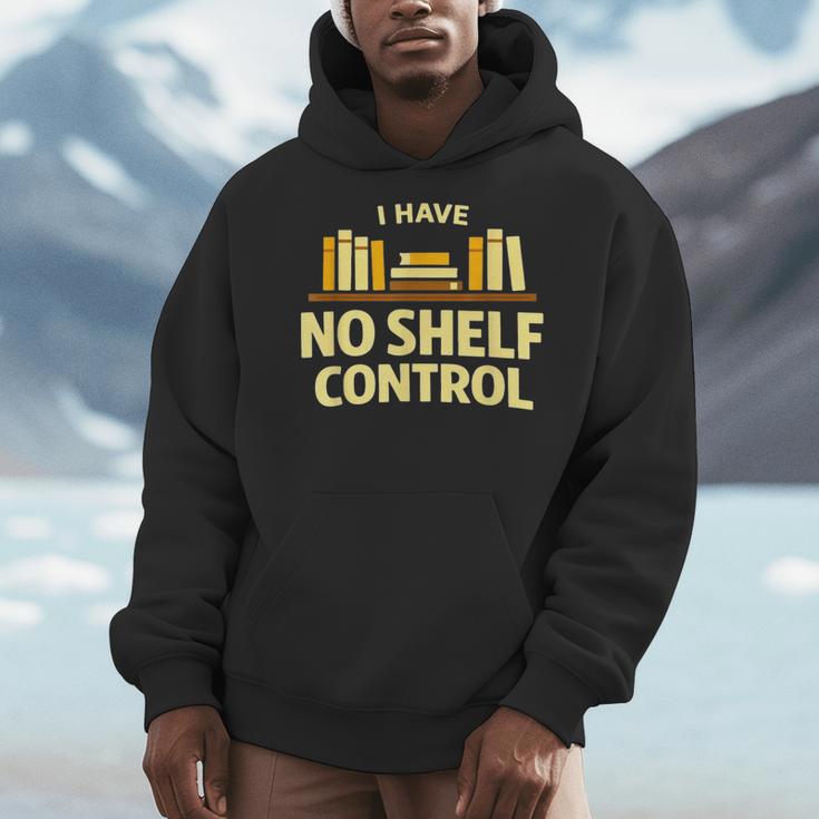 I Have No Shelf Control Book Lover Humor Men Hoodie