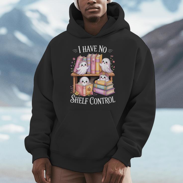 I Have No Shelf Control Ghost Reading Books Pun Men Hoodie I Have No Shelf Control Ghost Reading Books Pun Men Hoodie