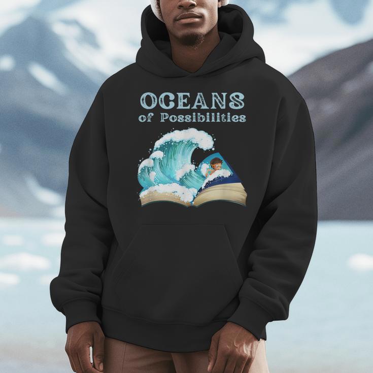 Oceans Of Possibilities Book Waves Summer Reading 2022 For Men Women Kids Men Hoodie Oceans Of Possibilities Book Waves Summer Reading 2022 For Men Women Kids Men Hoodie