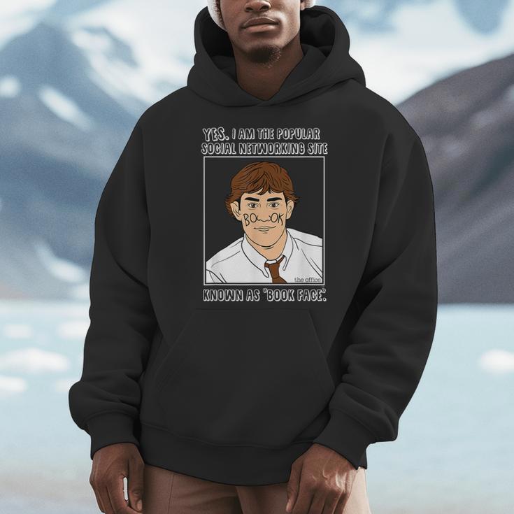 The Office Book Face Jim Men Hoodie