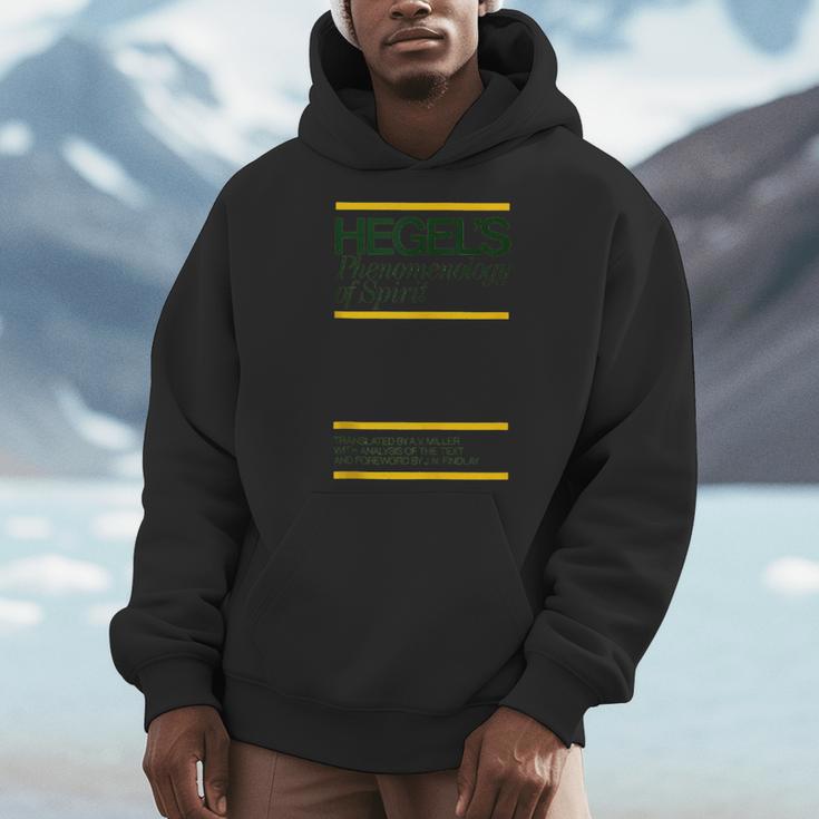 The Phenomenology Of Spirit Hegel Book Cover Men Hoodie