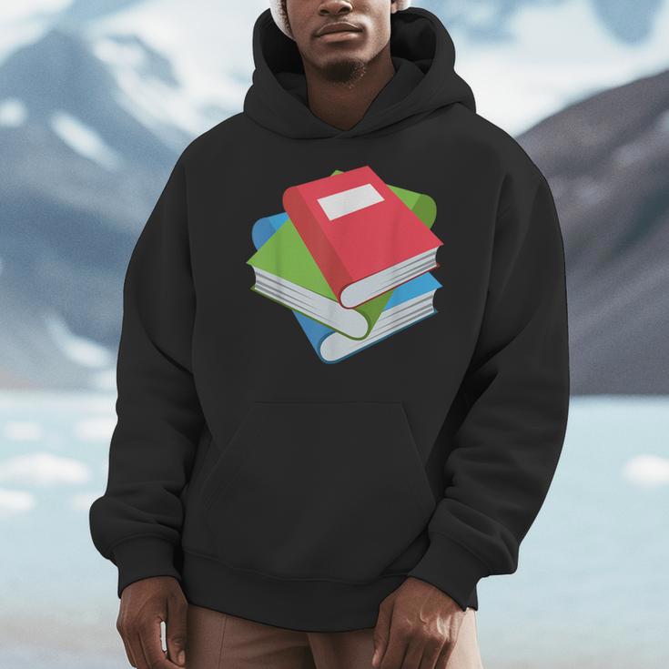 Pile Of Books Stack Of Books Costume Men Hoodie