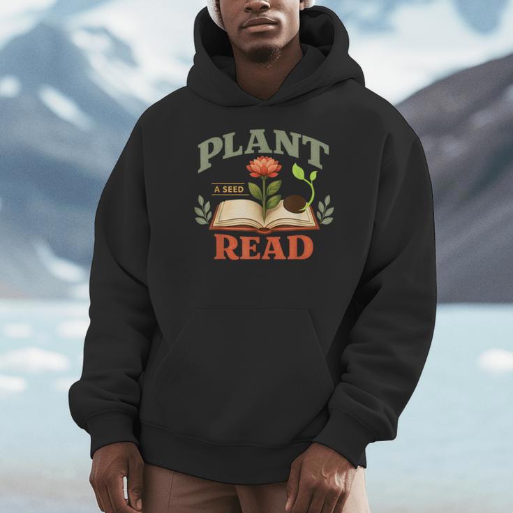Plant a Seed Read Reader Book Library Mom Dad Summer Men Hoodie Plant a Seed Read Reader Book Library Mom Dad Summer Men Hoodie