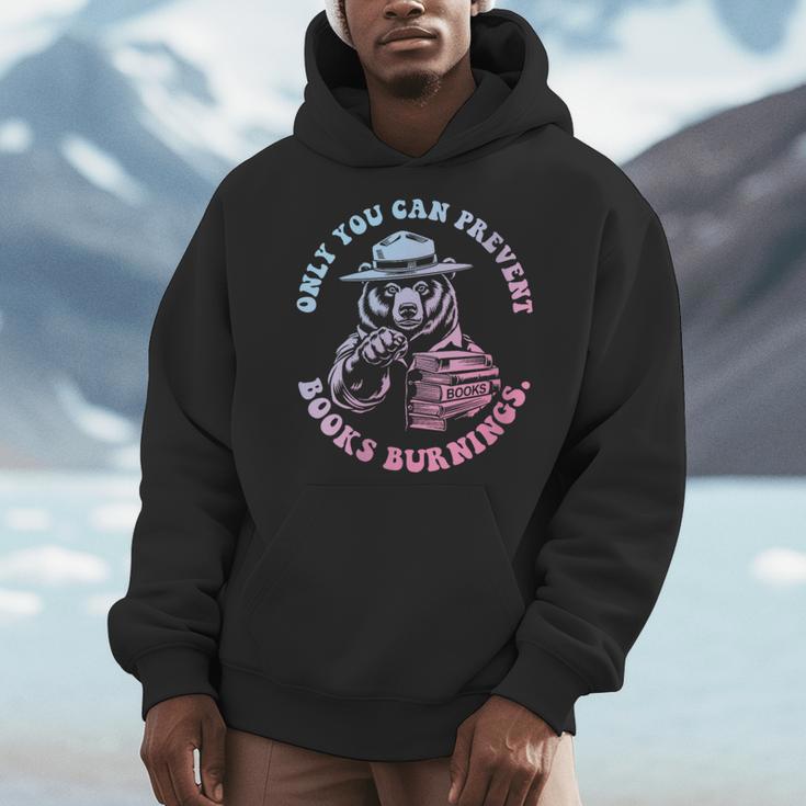 Only You Can Prevent Books Burnings Men Hoodie