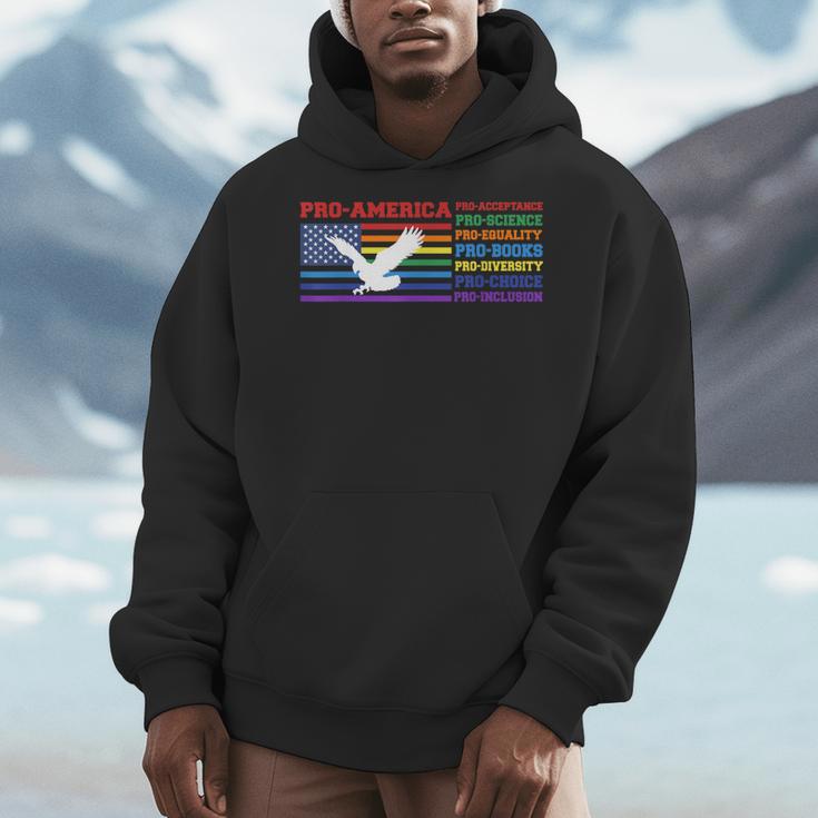 Pro America Pro Acceptance Pro Science Pro Equality Pro Book Men Hoodie