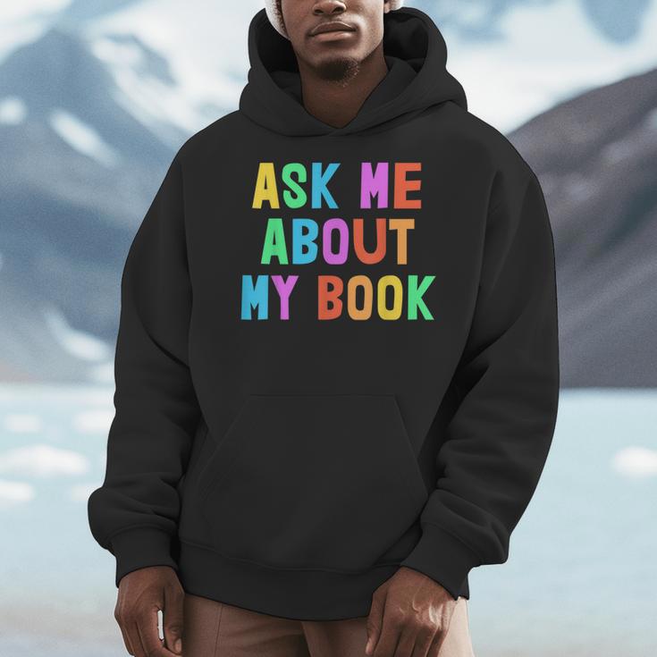 Published Author Squad Writing Crew Ask Me About MY BOOK Men Hoodie Published Author Squad Writing Crew Ask Me About MY BOOK Men Hoodie