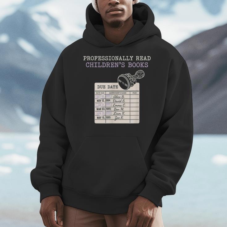Still Read Childrens Books Librarian Teacher Reader Men Hoodie