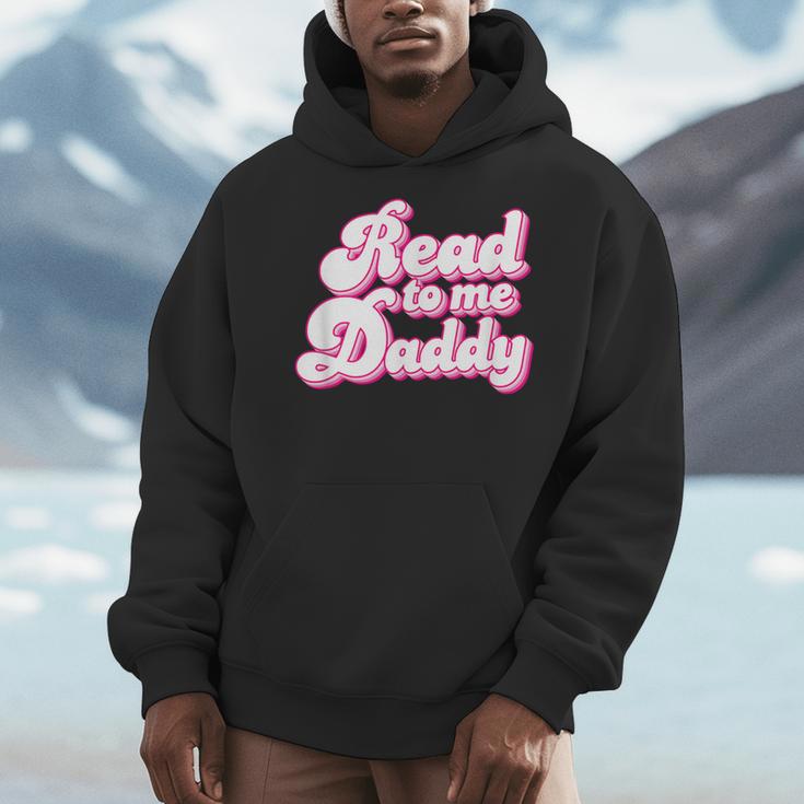 Read To Me Daddy Cute Book Lover Men Hoodie