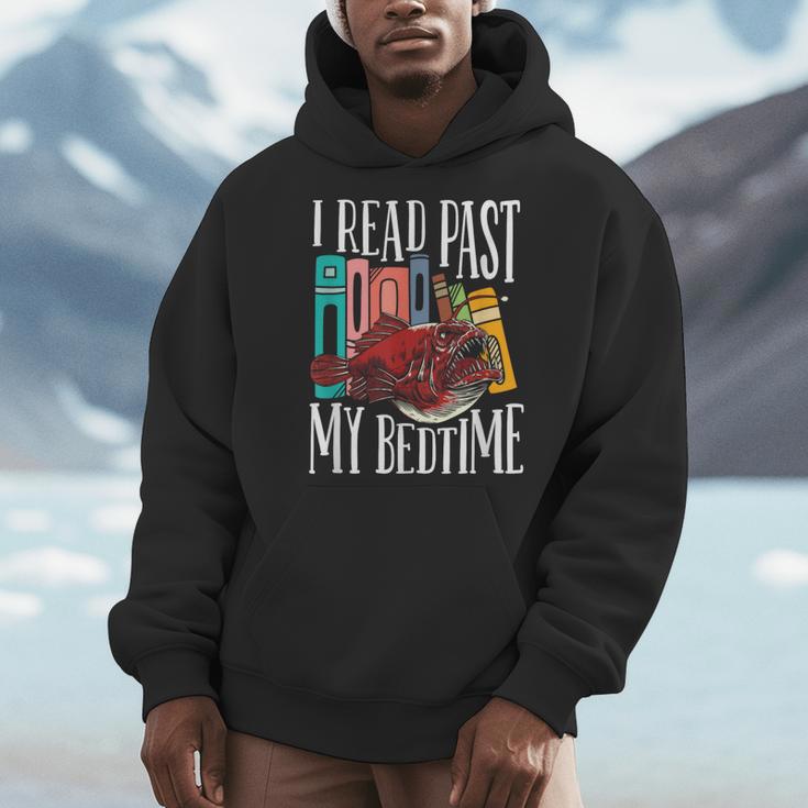 I Read Past My Bedtime Bookworm Book Lovers Men Hoodie
