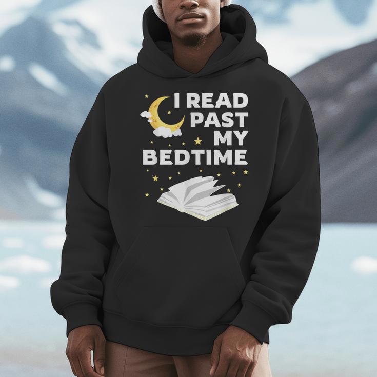 I Read Past My Bedtime Shirts For Book Reader Men Hoodie