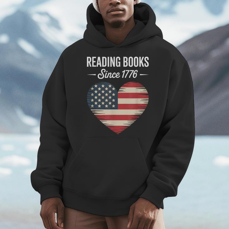 Reading Books Since 1776 American Reading Pride Men Hoodie