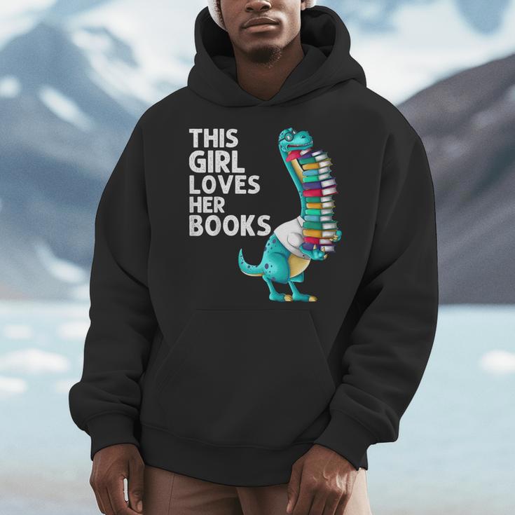 Reading Books For Girl Kids Bookworm Story Reader Men Hoodie