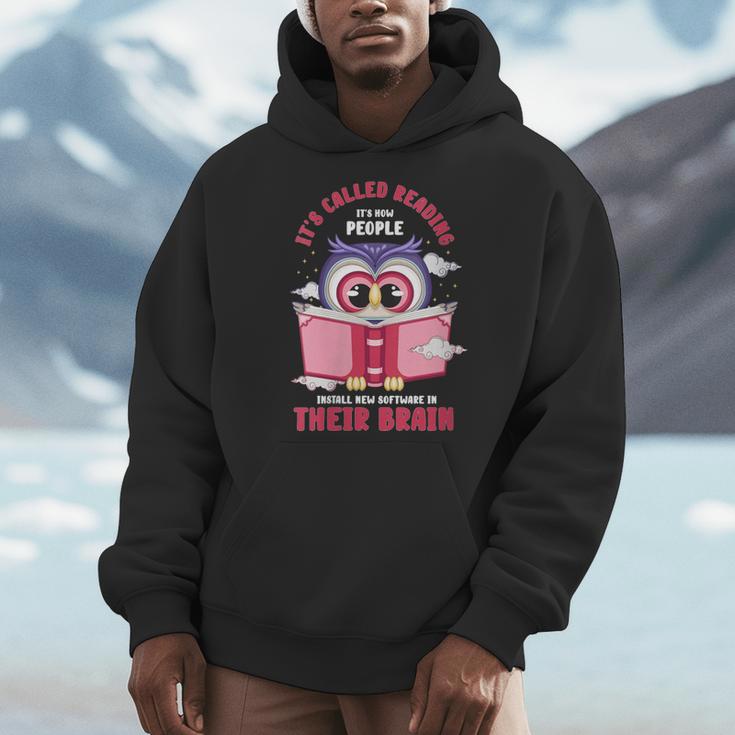Reading Books Or It's Called Reading It's How People Install Men Hoodie
