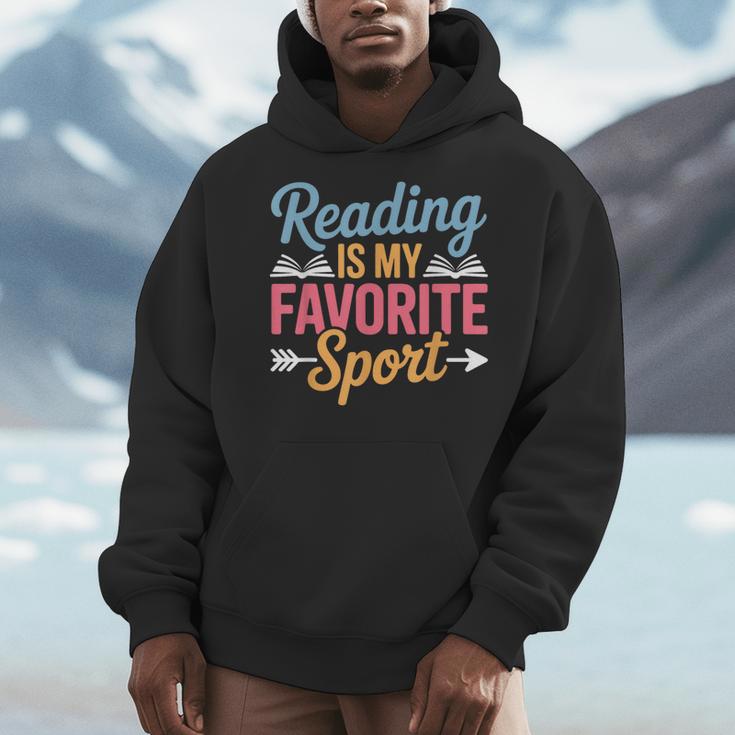Reading Is My Favorite Sport Book Lover Saying Men Hoodie
