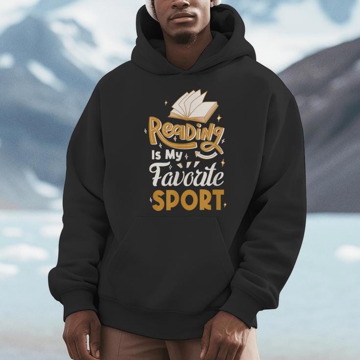 Reading Is My Favorite Sport Read Books For a Bookworm Men Hoodie