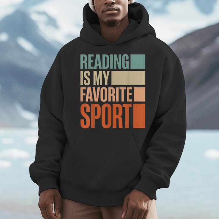 Reading Is My Favorite Sport Reader Book Worm Men Hoodie