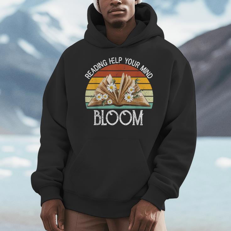 Reading Helps Your Mind Bloom Book Reading Book Lover Men Hoodie Reading Helps Your Mind Bloom Book Reading Book Lover Men Hoodie