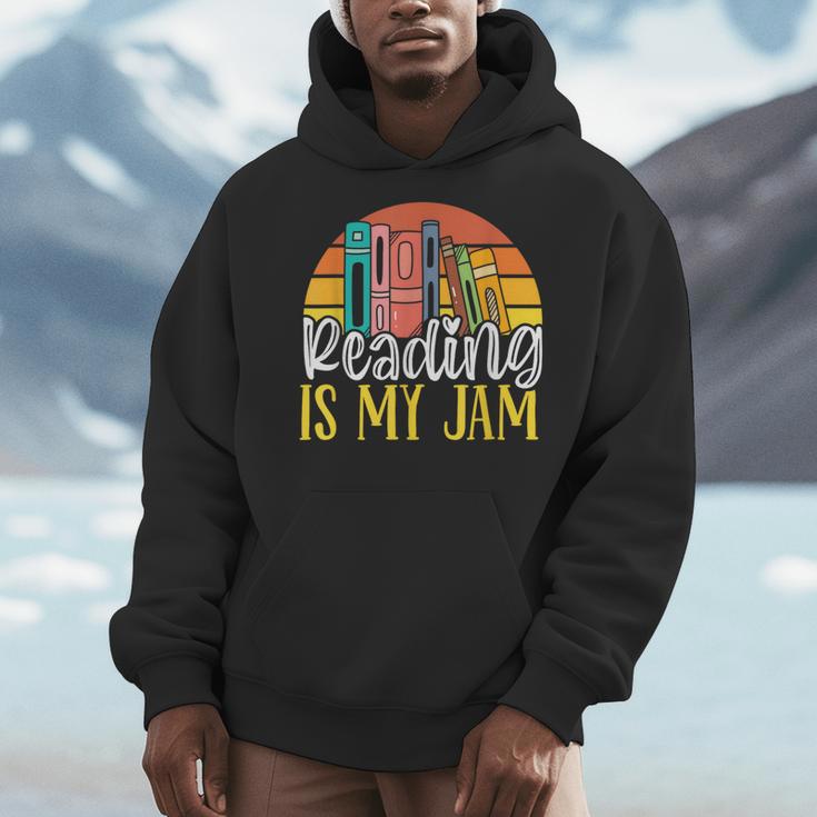 Reading Is My Jam Bookworm Book Reading Men Hoodie Reading Is My Jam Bookworm Book Reading Men Hoodie
