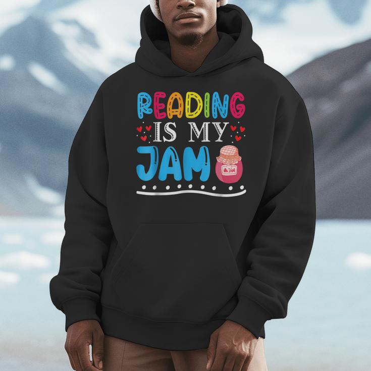 Reading Is My Jam I Love To Read Books Boy Girl Men Hoodie