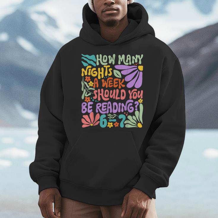 Reading Six Seven Meme Book Lover 67 Teacher 6 7 Men Hoodie