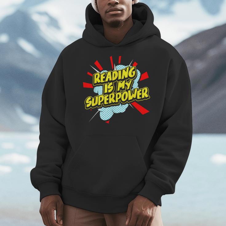 Reading Is My Superpower For a Book Lovers Readers Reading Men Hoodie Reading Is My Superpower For a Book Lovers Readers Reading Men Hoodie