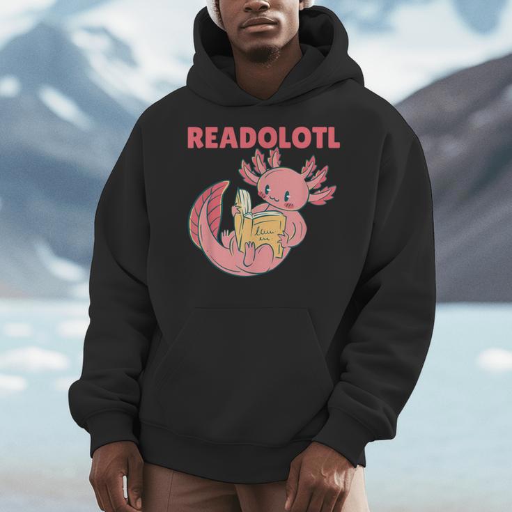 Readolotl An Axolotl That Read Many Books Axolotl Men Hoodie Readolotl An Axolotl That Read Many Books Axolotl Men Hoodie