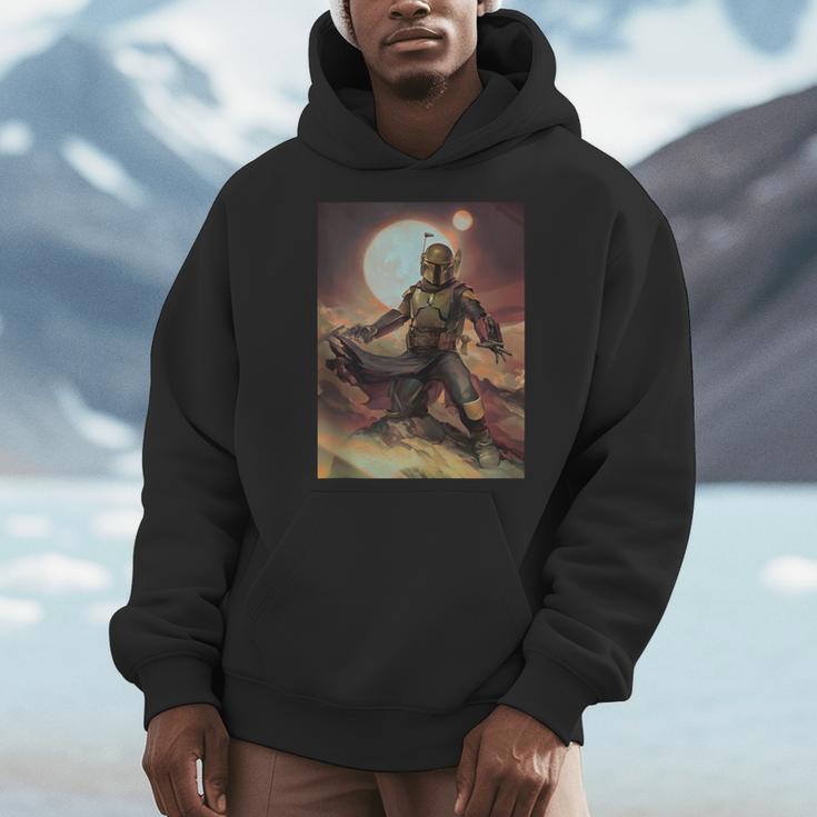 Star Wars The Book Of Boba Fett Portrait Men Hoodie