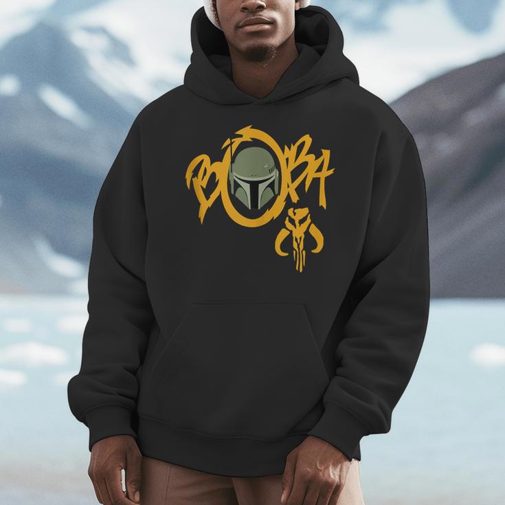 Star Wars The Book Of Boba Fett Street Art Men Hoodie Star Wars The Book Of Boba Fett Street Art Men Hoodie
